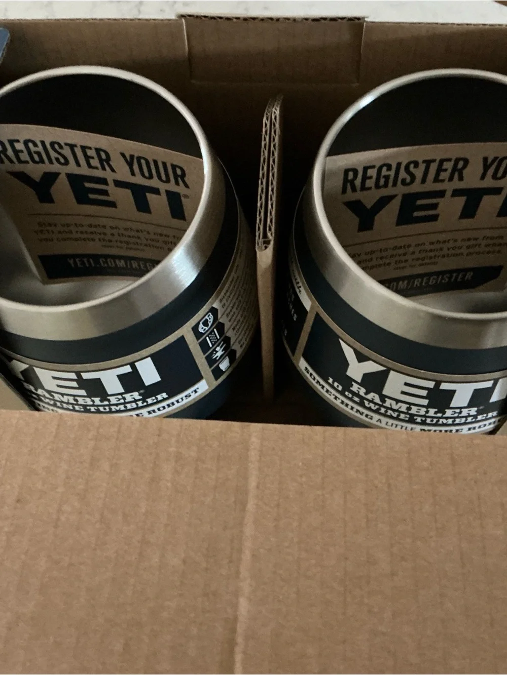 Yeti 10 oz 2-pack tumbler navy blue